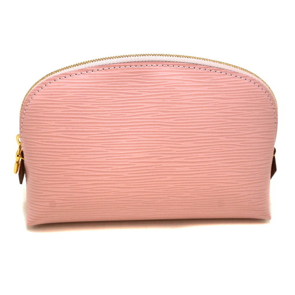 Louis Vuitton Leather Epi Case Pouch Cosmetic Accessory Makeup Pink - Picture 1 of 9